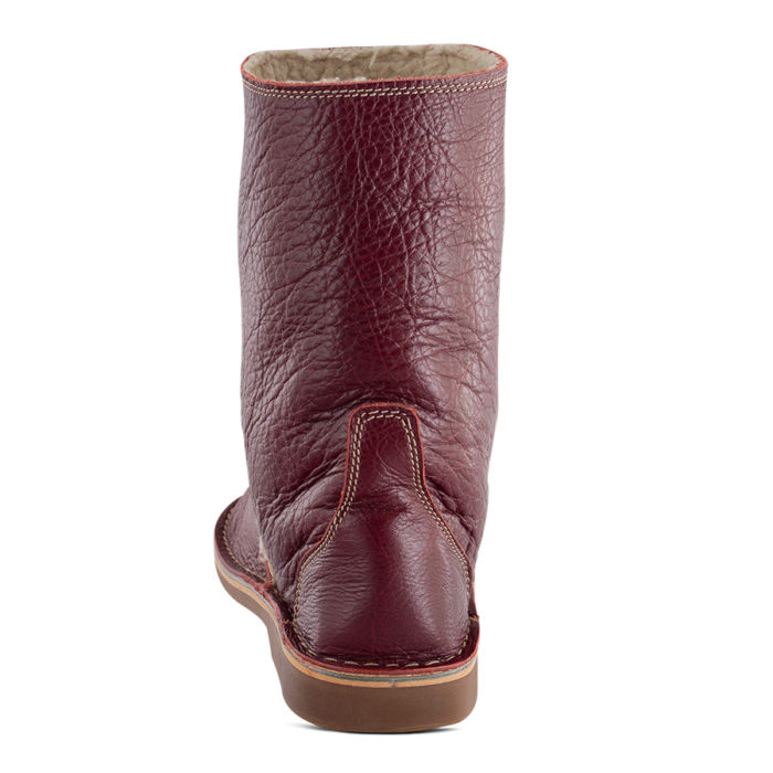 Gurmuki Handmade KUDU Leather Boots in Mid Calf Length, is made of 100 % Leather Faux Fur with a 100% TR Rubber Sole. This new design is Stylish and Functional. It is Unique, Stylish and Durable, not to mention Comfortable like wearing your slippers outside ! All Gurmuki Products are Handmade with Love, Proudly South African !