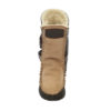Gurmuki Sheep's Wool TRIBAL Handmade Boots in TALLLength, fits your Calf and is made of 100 % Leather Suede and Leather, 100% Sheep's wool lined throughout the boot including the foot bed with a 100% TR Rubber Sole. The new design is Stylish and Functional with the addition of the straps. In the Native American Indian Moccasin Boots Style, it is Unique, Stylish and Durable, not to mention Comfortable like wearing your slippers outside ! All Gurmuki Products are Handmade with Love, Proudly South African !