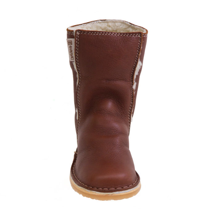 Gurmuki Hand Made Genuine Leather Unisex KUDU KIDS Boot – Tan