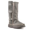 Gurmuki Sheepskin Wool High Calf Boots Grey