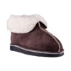 slippers boots sheepskin men's slippers brown